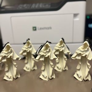 2023 Cracker Barrel Resin Ghost Ornaments